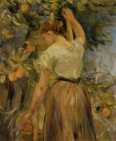 Morisot, Berthe - Young Woman Picking Oranges